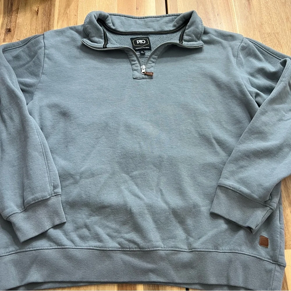 PTO Quarter-Zip Pullover Sweatshirt XL Gray Men’s / Unisex